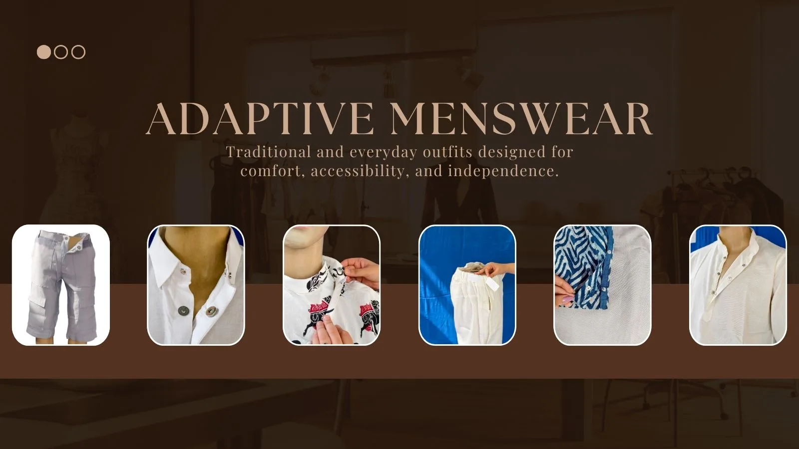 Adaptive clothing for men — Sambhav
