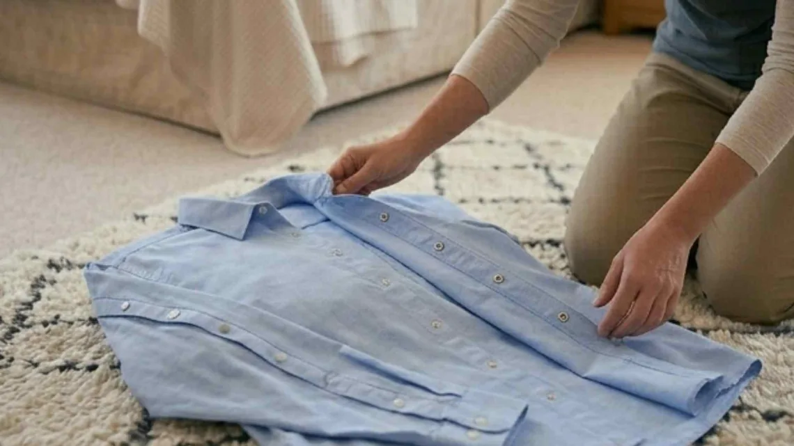 Adaptive shirt prepared for easier dressing
