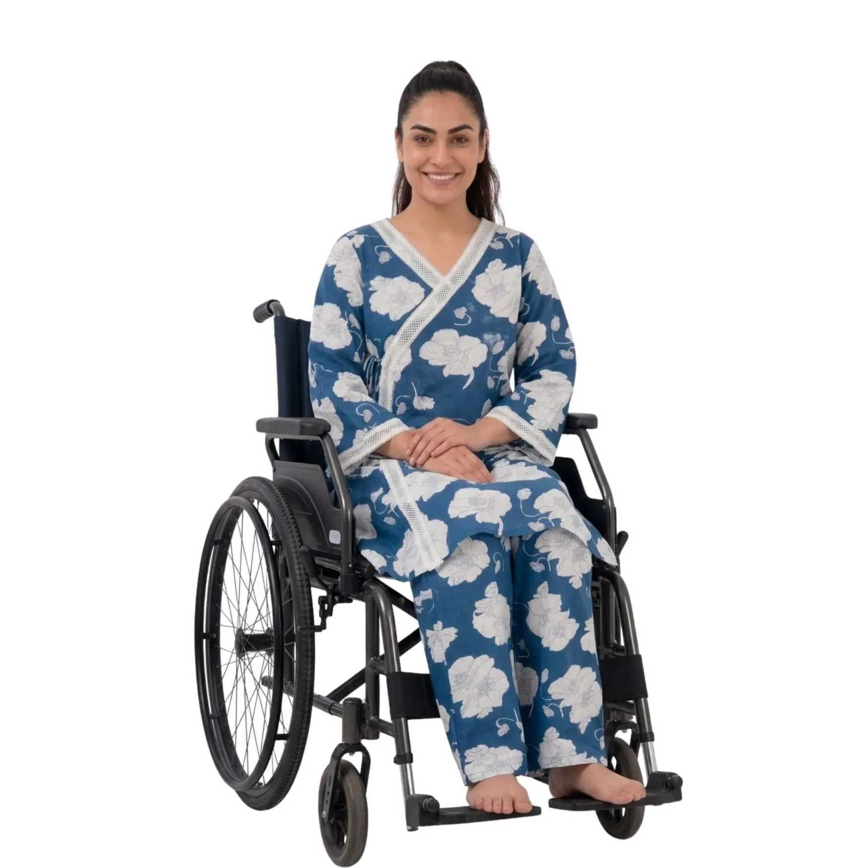 WheelFit Kurta Plazo — adaptive seated-fit kurta for wheelchair users