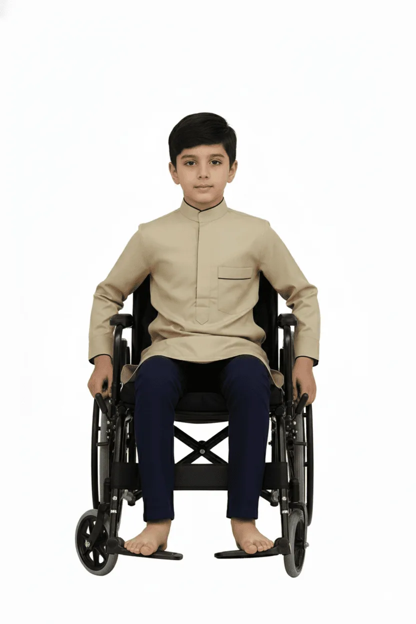 Quick Wear Adaptive Kurta Pajama for kids with disabilities